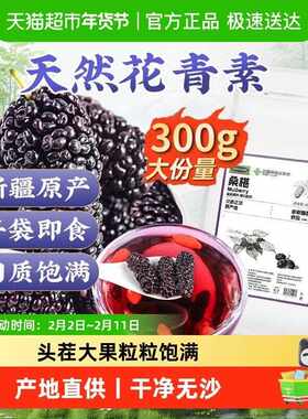 新疆包邮新疆黑桑葚桑椹茶搭黑枸杞红枣泡水当季新鲜非桑葚