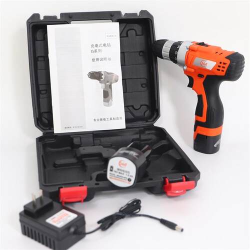 家用工具箱 电动手电钻工具套装工业工具锂电充电钻16V 厂家直供