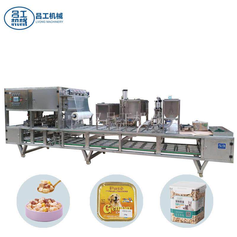 颗粒灌装封口机冻干宠物零食狗粮猫粮封口机全自动定量灌装设备
