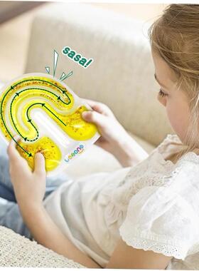 Squishy tube Filled Glitter Sensory Fidget Toys for Kids