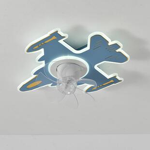 新款吸顶风扇灯吊扇灯卧室灯带电风扇灯一体家用网红房间语音控制