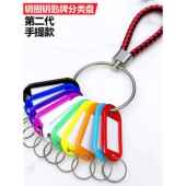 钥匙串钥匙盘带可标记牌房东包租婆钥匙圈钥匙扣收纳中介锁匙分类