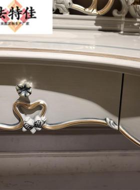 法小式实木梳妆型台别墅奢华欧式化妆59711台新古典大户化妆桌手