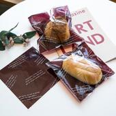 面包包装 单独自粘袋 袋烘焙食品级切片一次性生吐司自封袋贝果日式