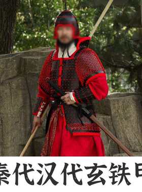 新款古代盔甲服装可穿表演服将军士兵演出服影视舞台演出衣服道具