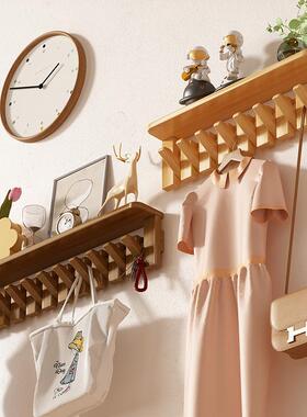 钢键挂衣架墙上挂衣卧室墙面置架琴物架不占空间入壁户玄DYO关衣