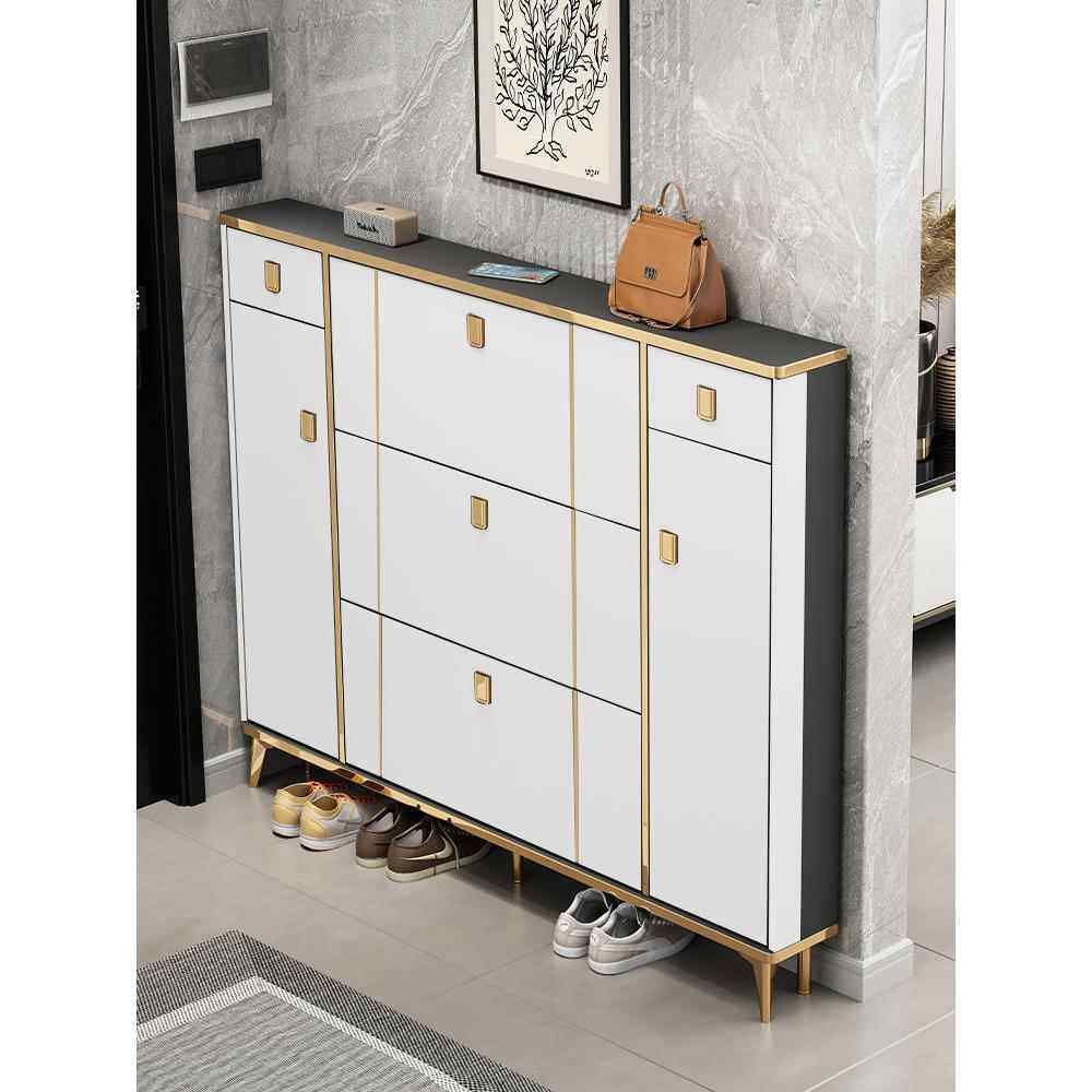 轻奢超薄翻容斗鞋柜家用门口大收关纳玄柜简CNI约现代门量外储物