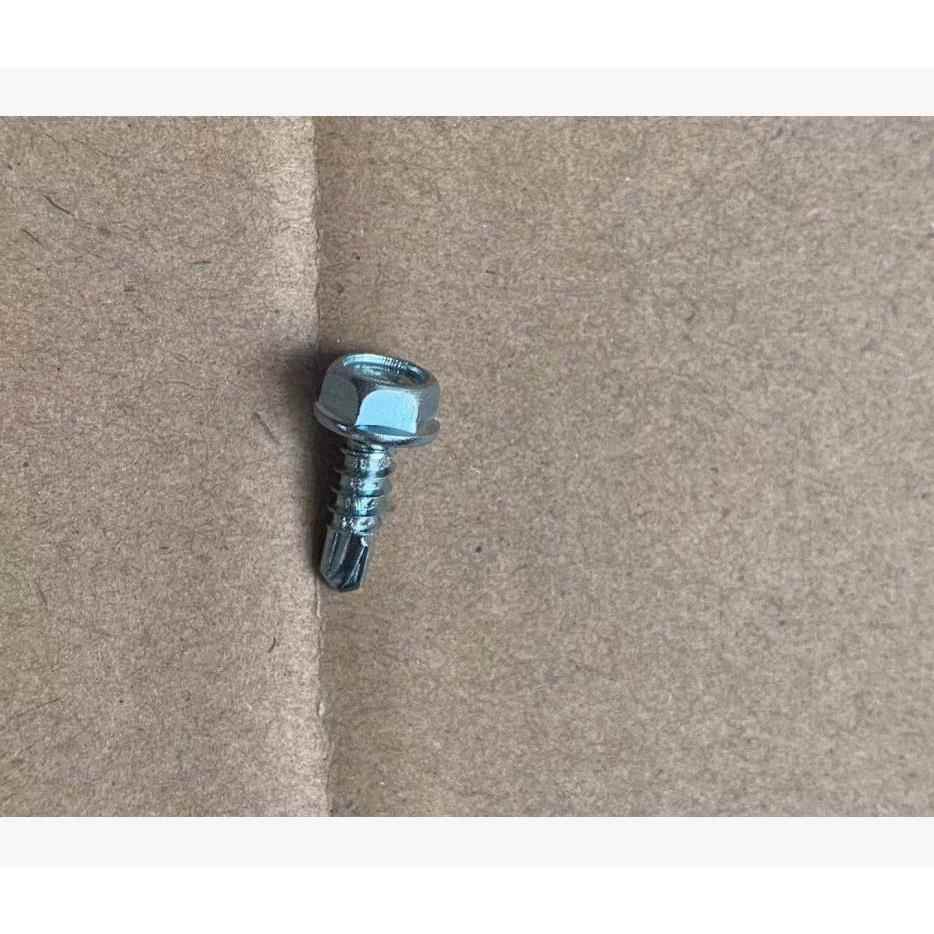 G*B158.56TLA4六角头凹穴法兰尾面钻螺钉ST4.213蓝白锌