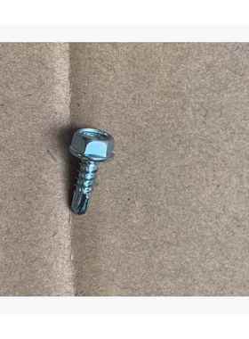 G*B158.56TLA4六角头凹穴法兰尾面钻螺钉ST4.213蓝白锌