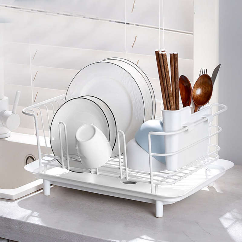 厨房置物架台面碗碟沥水架 创意多功能挂杯家用碗筷收纳滤水杯架