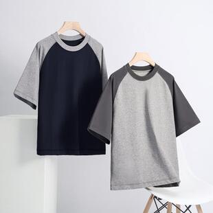 短袖 女装 冰感棉230g宽 大码 莫小仙广州服饰有限公司复古撞色插肩袖