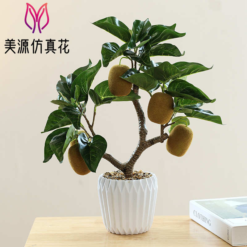 新款假花厂家植物水果盆景创意室内小摆件人造绿植盆栽