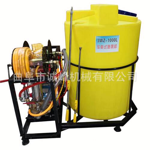 打药500升车载式移动式汽油动力高效打药机电动喷药机喷雾机