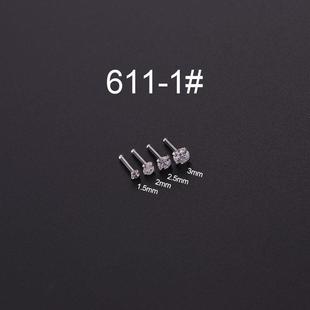 Nose piercing zircon nose nail nose ring puncture single