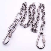 栓狗铁链子大型犬不锈钢铁链子狗加粗加长中小型犬防咬狗链子 包邮