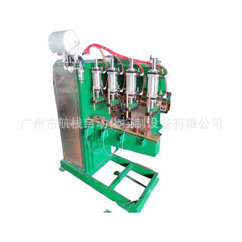 番茄爬藤架镀锌线圆圈多头组合碰焊机 种菜花金属支架焊接设备
