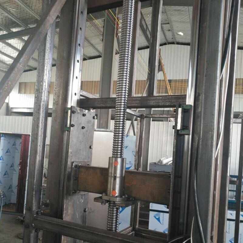 仓库货物式电动升降厂房升降机货液压简易平台坠梯导轨提升机防