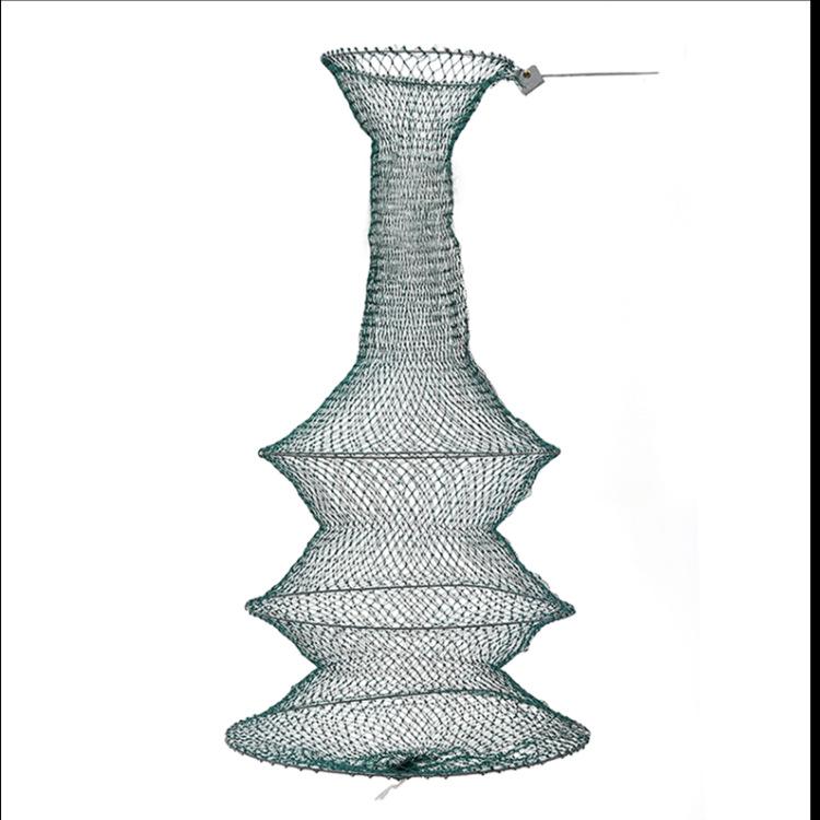 鱼护南韩钢丝折叠简易编织鱼护