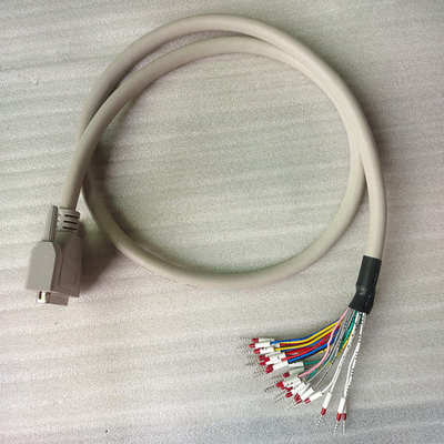 工业加粗DB25延长线母单端母对母公对公木对公针连接线232串口数