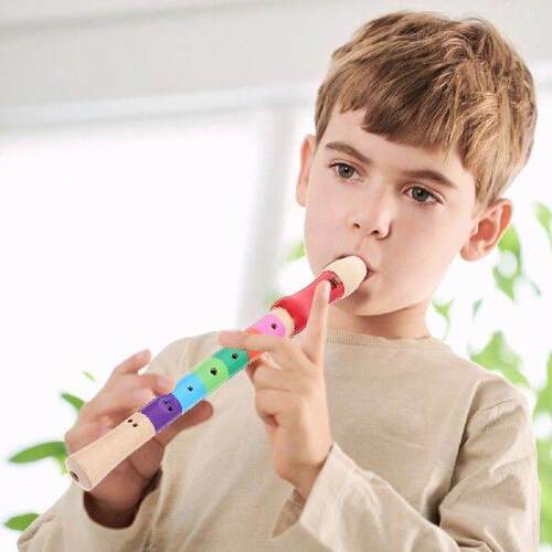 8 Hole Soprano Recorder Music Flute Wood Aldult Descant