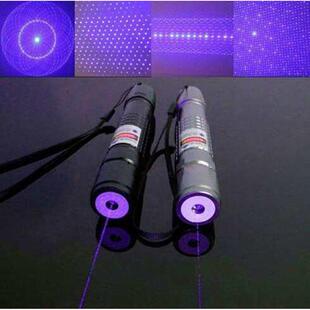 齐影200mw激光手电蓝紫光激光手电 绿色蓝色激光笔 三色外壳激光