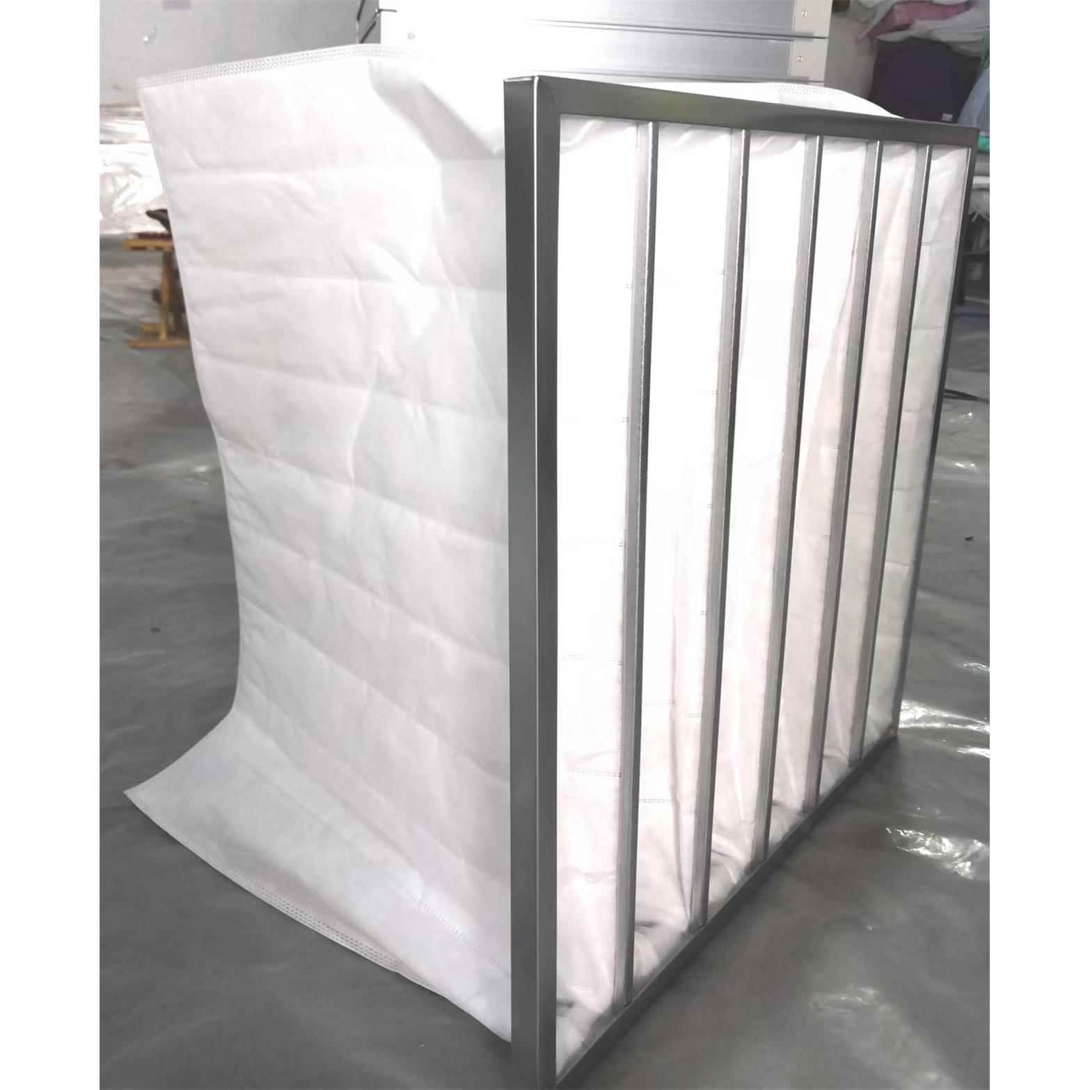 初效中效板式袋式过滤器无纺布空气出风防尘过滤网活性炭过滤设备