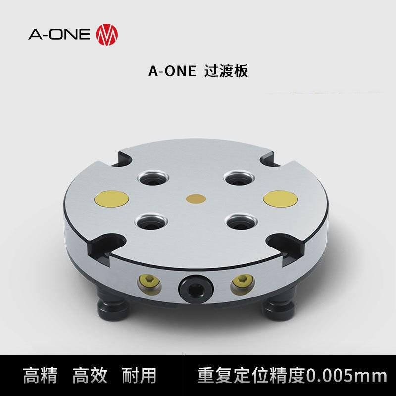 A-ONE机床零点定位快锁系统过渡板快速实现拉钉孔位之间的转换图片