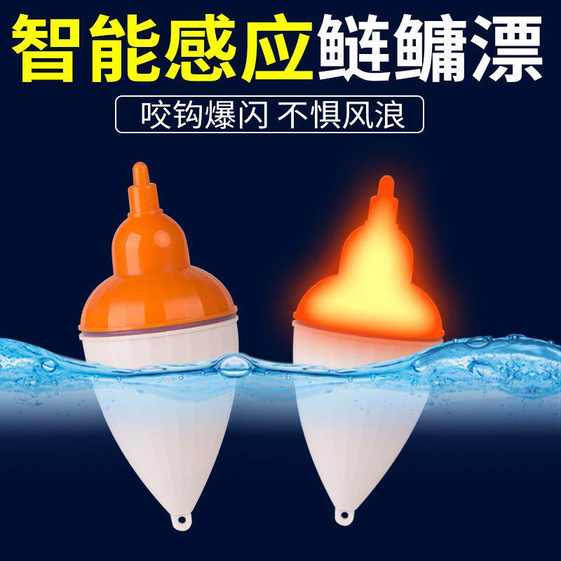 感应电子大肚漂鲢鳙浮漂海竿远投大浮力漂超亮抛竿海钓漂夜钓鱼漂