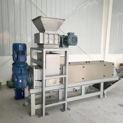 餐厨垃圾制浆除渣机 粉碎脱水设备 厨余垃圾脱水压榨机