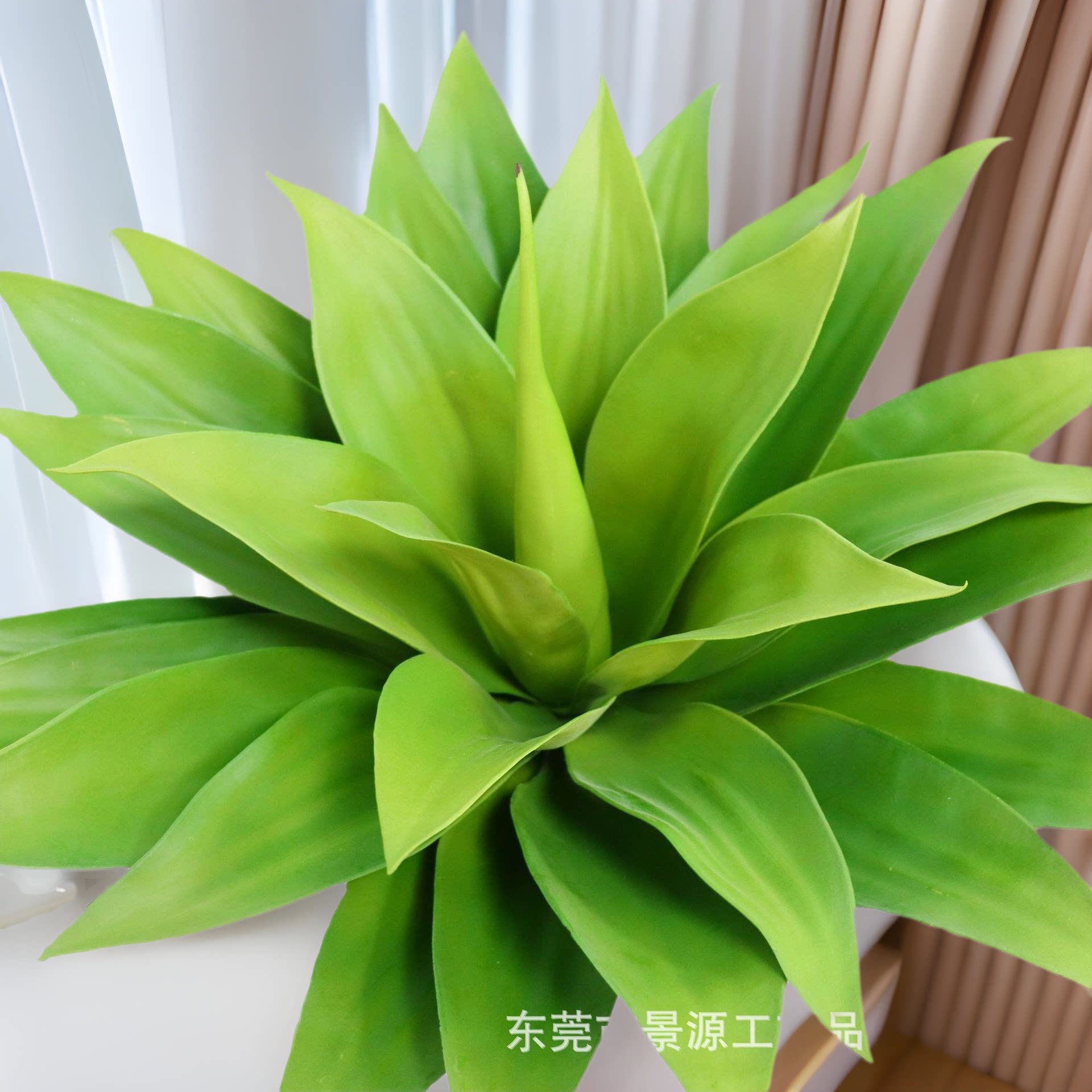 仿真植物龙舌兰盆栽办公室家居客厅装饰摆件仿真绿植多肉盆景假花