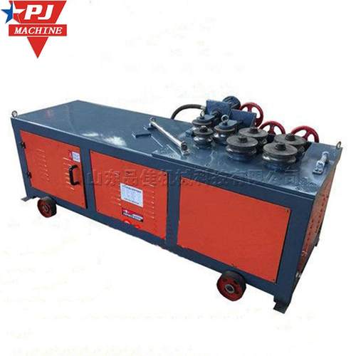 大棚钢架液压弯管机全自动金属钢管折弯机九轮圆管方管弯管机