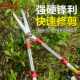 黄师傅草坪剪直形伸缩篱笆剪锰钢绿篱剪花草修枝剪园艺园林工具