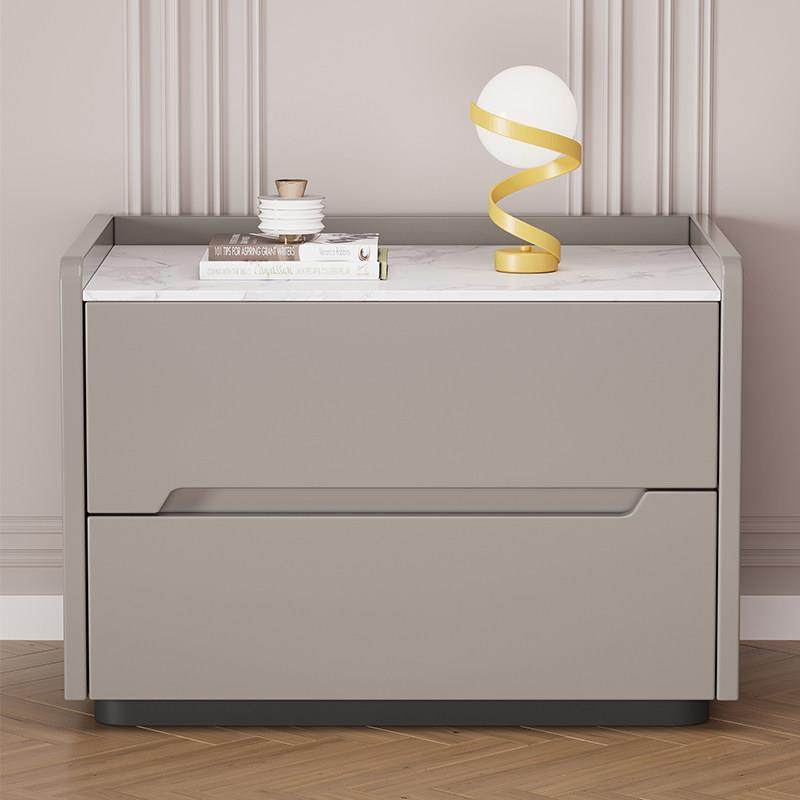 全实木烤漆岩板床头柜简约现代高级卧室家用储物床边柜免安装落地,住宅家具,床头柜,淘宝优惠券,粉丝福利购,淘宝优惠卷