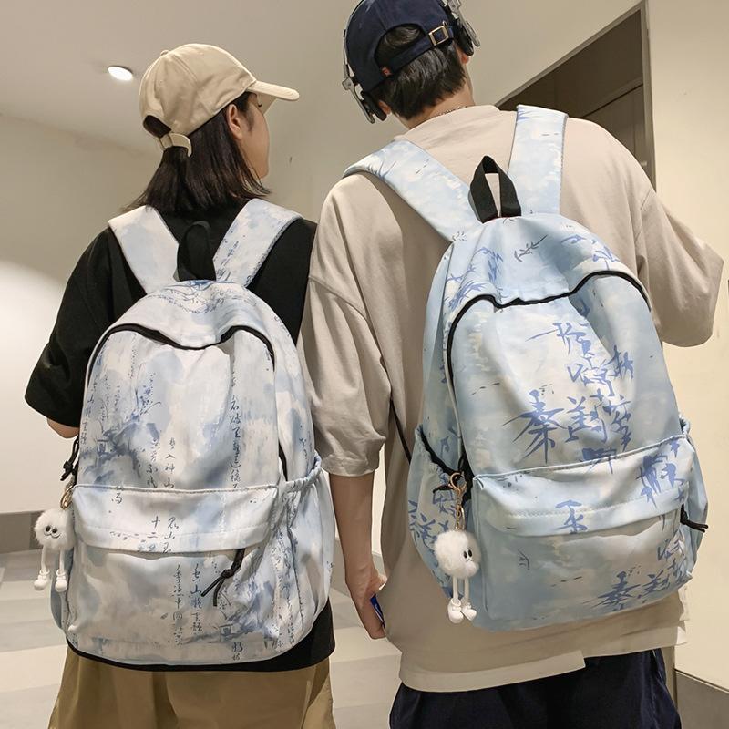 高中生大学生双肩包中国双肩背包