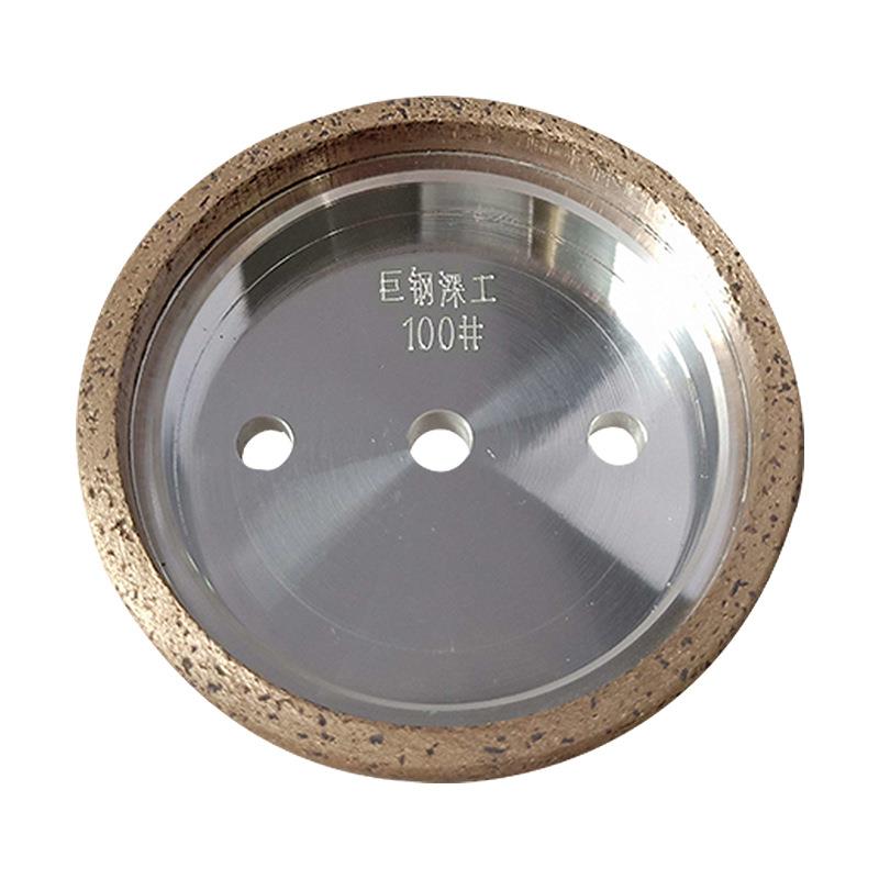 厂家玻璃直边金刚轮磨边机岩板金刚轮精磨底边倒角金钢石磨砂轮