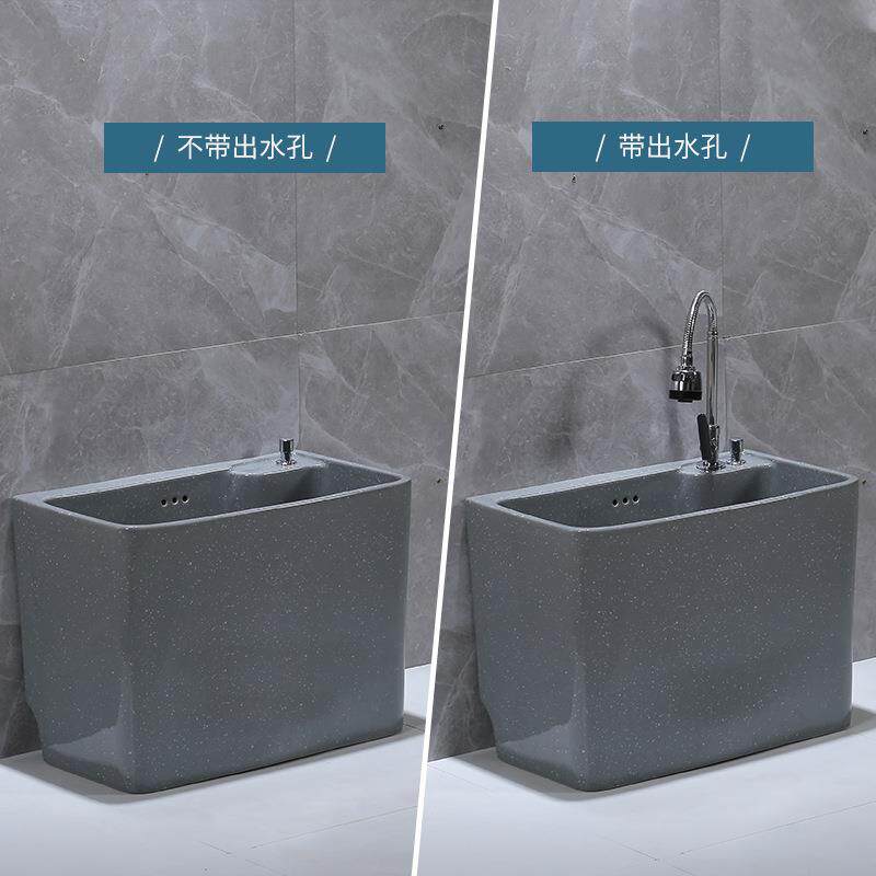 彩色拖把池家用阳台墩布洗地盆落地式卫生间户外花园防溅水大尺寸