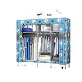 立构简易衣柜加粗23合金接口布衣柜经济组装 收纳整理衣橱