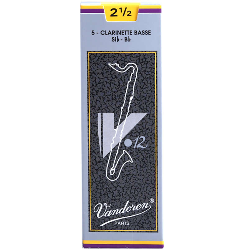 法国 Vandoren 弯德林 V12 灰盒 BASS 低音单簧管 黑管 哨片