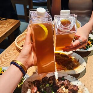 夏日外出便携式冷萃杯食品级大容量冷泡杯外带饮料咖啡透明随手杯