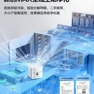 空气无品牌/室净化器加湿一体桌面小型除甲醛办公吸家用毛除机烟