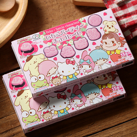 日本进口儿童零食不二家牛奶妹巧克力/三丽鸥凯蒂猫草莓面包超人