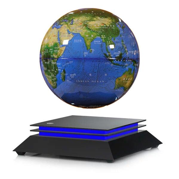 8寸磁悬浮地球仪3d立体ar智能发光自转儿童启蒙礼物创意桌面摆件