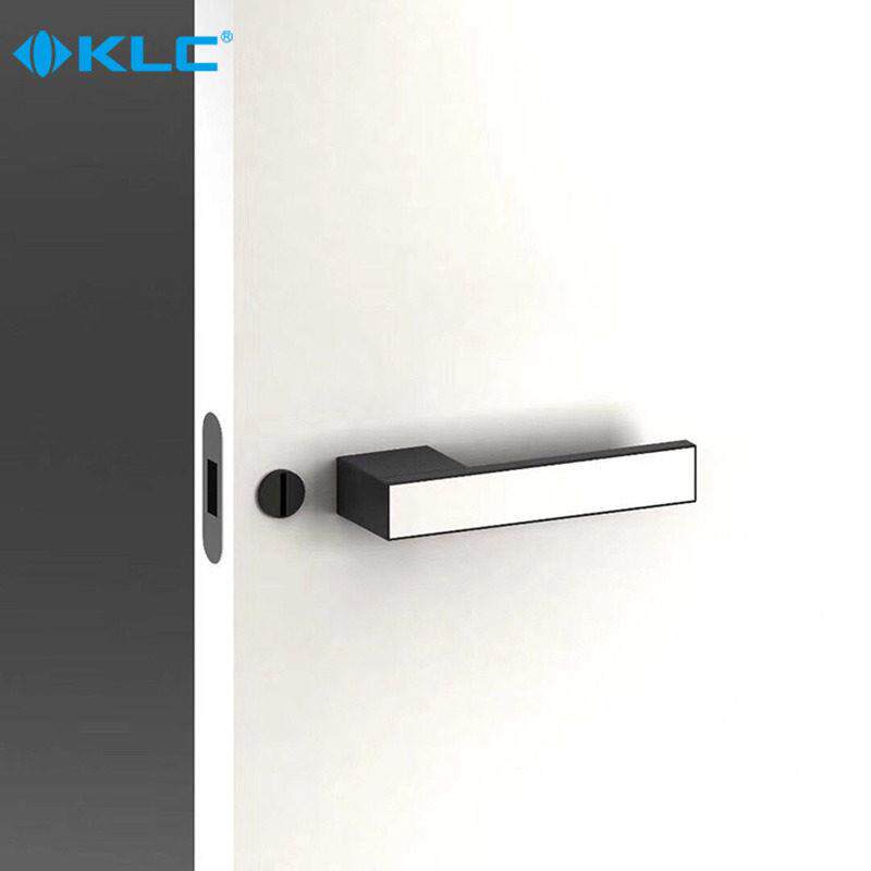 KLC意式极简门锁个性可镶嵌岩板木皮房门锁磁吸静音化妆室门锁