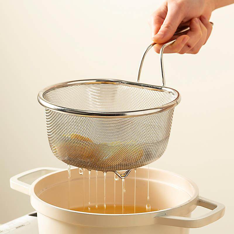 漏勺316不锈钢沥水篮家用厨房拌面 面勺细网煮面 面油炸漏网过滤,厨房/烹饪用具,漏勺/滤网勺,淘宝优惠券,粉丝福利购,淘宝优惠卷