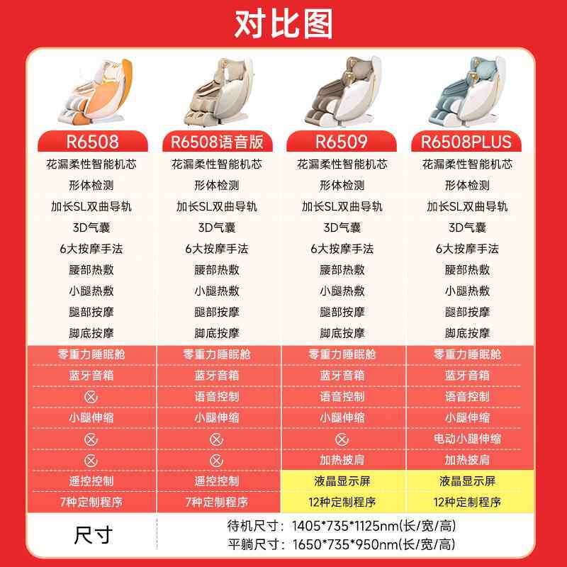 高档荣耀功能电动动智多能全自豪华太空小型家用全身舱沙发按摩椅