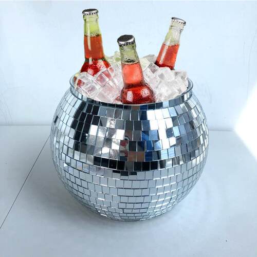 新款户外冰桶酒吧disco派对家居婚庆摆件装饰玻反光镜面球