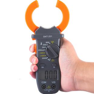 高精度数电字交流形表阻测钳试600SNT 型数显万用 201V600A便携式