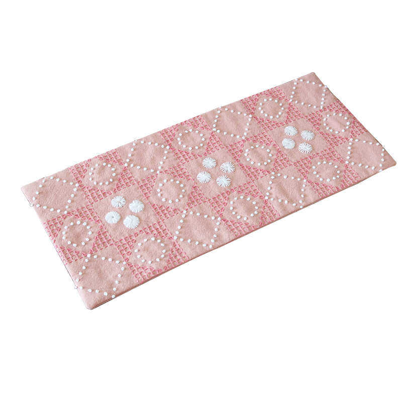 批发刺子绣茶席材料包热消线迹小花朵手工布艺DIY隔热垫,居家布艺,线盒,淘宝优惠券,粉丝福利购,淘宝优惠卷