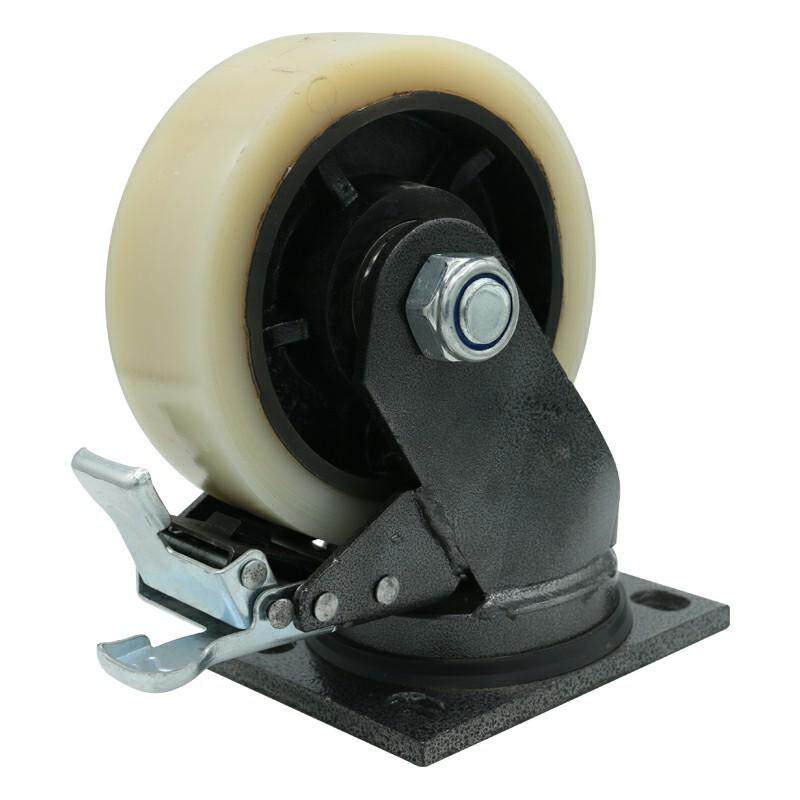 超重型铁芯尼龙脚轮耐磨载重1吨承重轮工地推车6寸8寸刹车万向轮,标准件/零部件/工业耗材,脚轮,淘宝优惠券,粉丝福利购,淘宝优惠卷