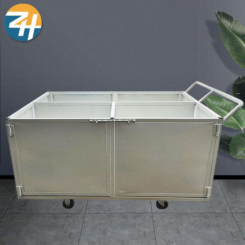 供应车间铁屑车厂家自卸式手推零件周转垃圾废料运输重型铁屑车